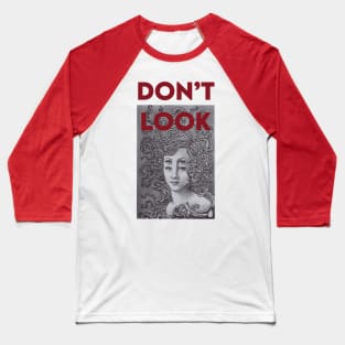 don't look , strange four eyed girl Baseball T-Shirt